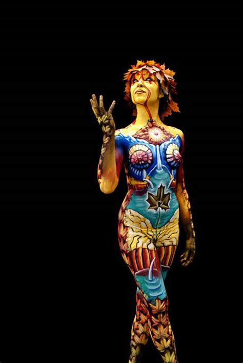 beautiful body painting artwork great inspire