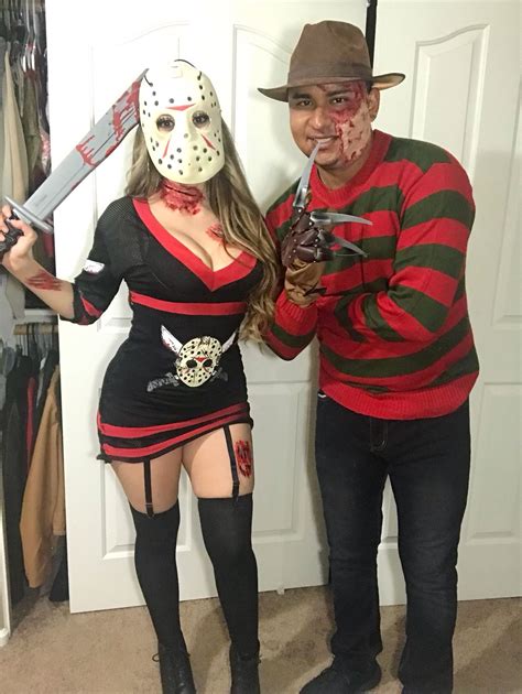 freddy  jason costume couples halloween outfits cute couple halloween costumes costumes