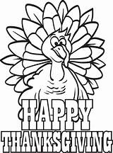 Thanksgiving Turkey Coloring Pages Printable Kids Happy Color Printables Grade Drawing Print Line Sheets Fall Preschoolers Adult Getdrawings Getcolorings Toddler sketch template