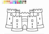 Coloring Sandcastle Designlooter Toys Beach Pages 03kb 512px sketch template