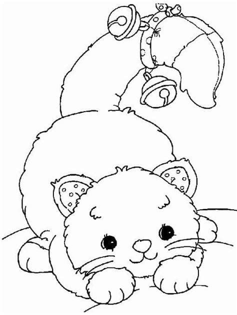 printable kitten coloring pages kitty coloring sheets