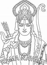 Navami Rama Hanuman Shri Iskcon God Krishna Devotee Honeycombe Radha Shiva Navratri Jai sketch template