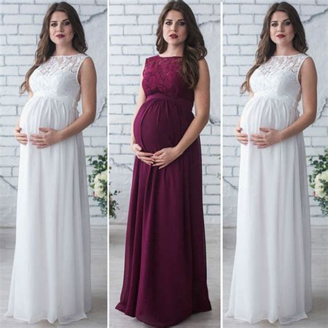 Sexy Women Maternity Clothings Maxi Dresses Pregnant Women Photography