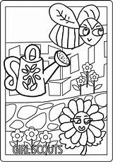Girl Coloring Daisy Scouts Pages Scout Sheets Books Daisies Book Choose Board Colouring Sheet sketch template