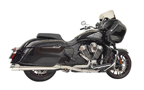 bassani true dual exhaust system indian challenger ss custom cycle