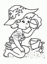 Coloring Little Girl Pages Printable Popular sketch template
