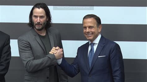 O Encontro De João Doria Com Keanu Reeves No Palácio Dos Bandeirantes