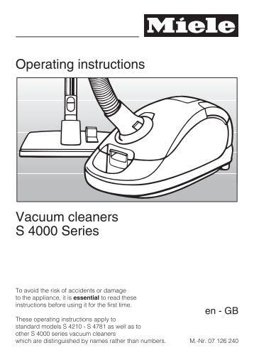 quick parts accessory reference  miele vacuums
