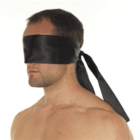 black tie up blindfold loveoutlet