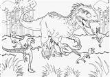 Jurassic Indominus Dinosaur sketch template