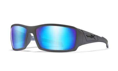 wiley x wiley x twisted captivate polarized blue mirror matte grey
