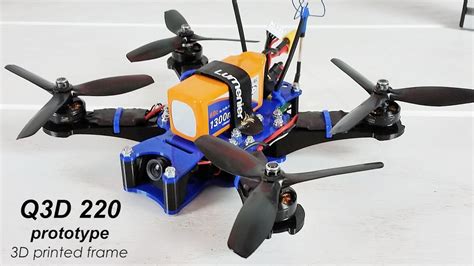 qd   printed drone maiden flight youtube
