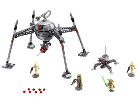 lego  homing spider droid  star wars set posted  lego server overnight minifigure