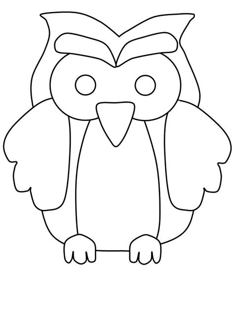 owl coloring pages owl coloring pages owl printables bird template