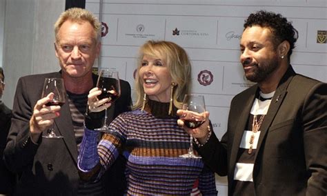 Sting And Trudie Styler Joined By Shaggy At Wine Festival