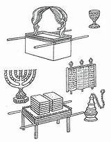 Tabernacle Covenant Ark Moses Tabernakel Exodus Lessons Attributen Study Vbs Tempel Ev Sonntagsschule sketch template