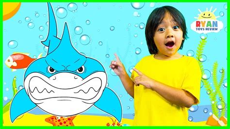 learn  sharks  kids  ryan  learn sea animals names sharks  kids sea animals