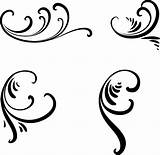 Flourishes Clipart Clip Cliparts Library Collection sketch template