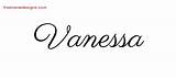 Vanessa Name Tattoo Designs Classic Names Graphic Tag Freenamedesigns sketch template