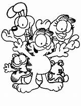 Garfield Vrienden Fabio Avery Kleurplaten Mario Giochiecolori Kleurplaat Tudodesenhos Didattiche Schede Attivit sketch template