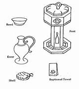 Baptism Catholic Altar Symbols Church Guild Roman Craft Search Online Used Google Crafts Needle Font Anglican Episcopal sketch template