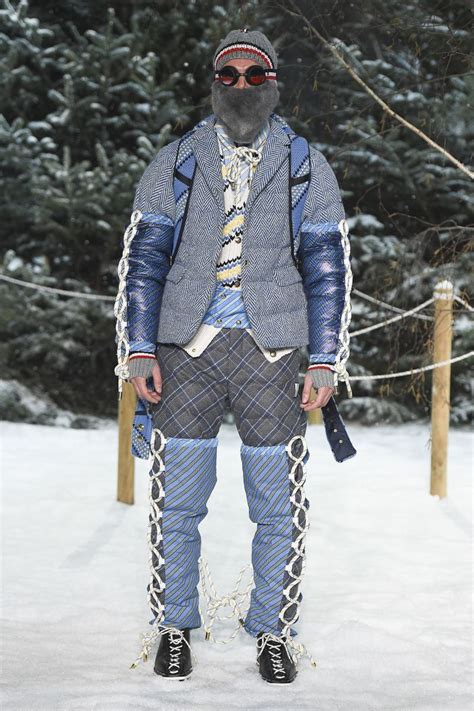Moncler Gamme Bleu Menswear Autumn 2017 Look 16 Snow Outfit Men
