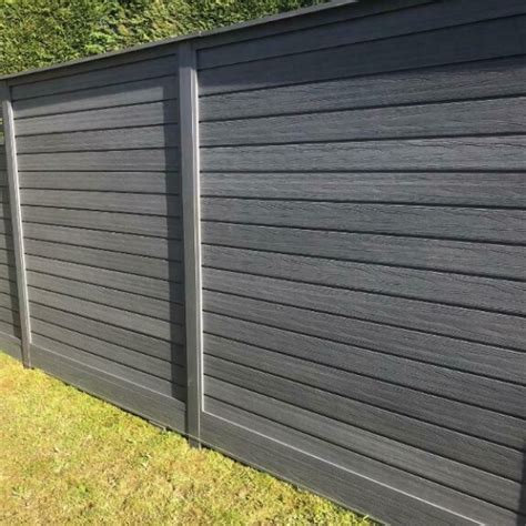 grey composite fence panels composite fence panels
