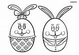 Ostereier Ostern Ausmalbilder Malvorlagen Ausmalbild Osterei Osterhase Hase Kinderbilder Eier Verwandt sketch template