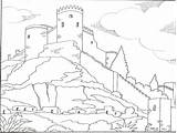 Monumentos Alcazaba Laminas Actividades Cuevas Andaluces Dibujamos Zentangle Andalucia Almería sketch template