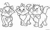 Chaton Chatons Chiot Plusieurs sketch template