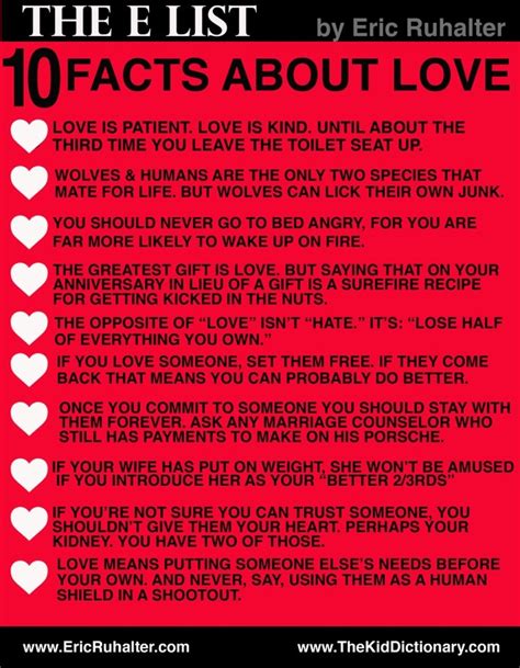 10 Facts About Love