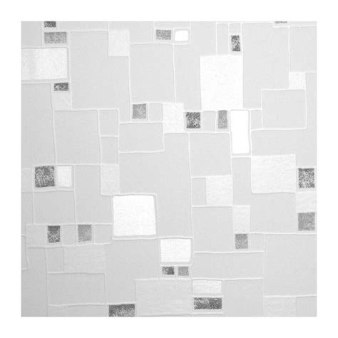 spa black  white tile effect wallpaper