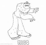 Yeti Coloring Pages Migo Smallfoot Village Xcolorings 42k 756px Resolution Info Type  Size sketch template