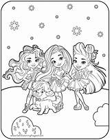 Coloring Friends Forever Pages Getcolorings Getdrawings sketch template
