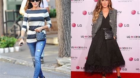like carrie bradshaw sjp needs no excuse to wear a fanny