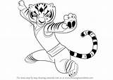 Panda Fu Kung Tigress Coloring Pages Draw Getcolorings Learn Printable sketch template
