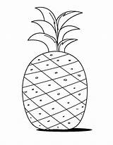 Pineapple Coloring Pages Kids Drawing Printable Print Template Sheet Color Easy Sheets Dna Fruit Stencil Hellokids Cartoon Printables Cute Keyboard sketch template
