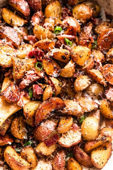 roasted potatoes  bacon  cheese easy weeknight recipes