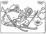 Yurls Olympische Winterspelen Meester Henk sketch template