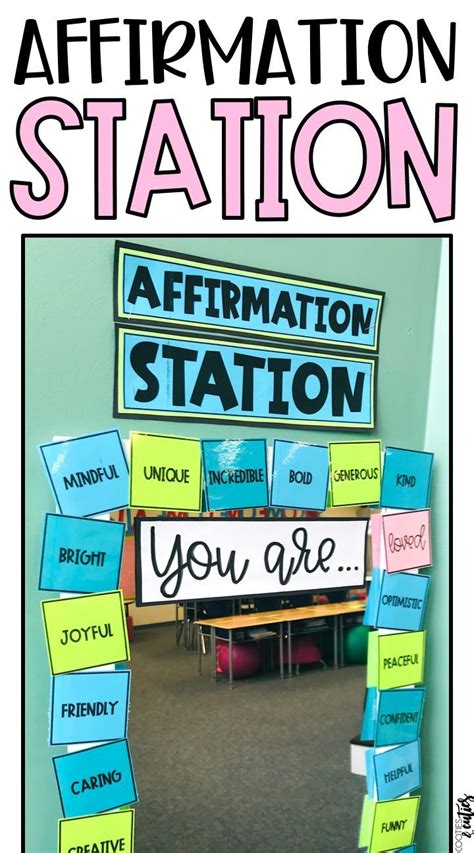 affirmation station printable  printable world holiday