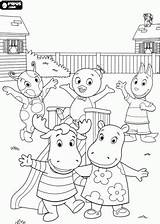 Backyardigans Coloring Pages Garden Oncoloring sketch template