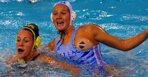 40 Water Polo Nip Slip Sport Pinterest Female