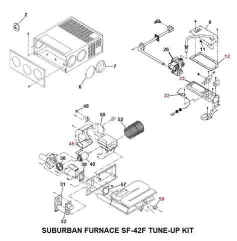 suburban furnace model sf  parts pdxrvwholesale