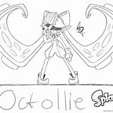 Splatoon Marie Callie Lineart sketch template