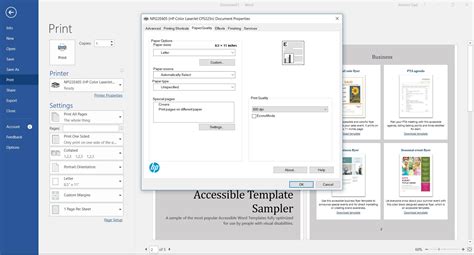 printing options  microsoft word