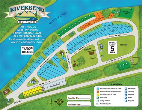 rv park map rv site map riverbend rv parkmap