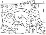 Santa Coloring Claus Christmas Presents Pages Printable Bringing Max Drawing Lucado Special Supercoloring Colorings Template Sketch Winter Under sketch template