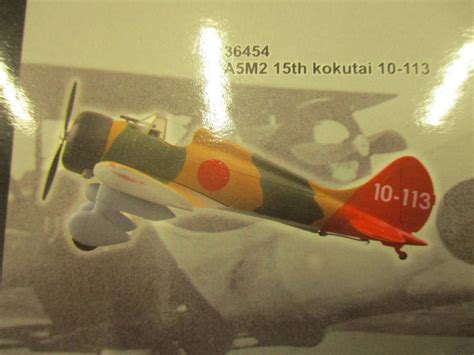 1 72 Modellino Aereo Aircraft Mitsubishi A5m2 15th Kokutai 10 113 By