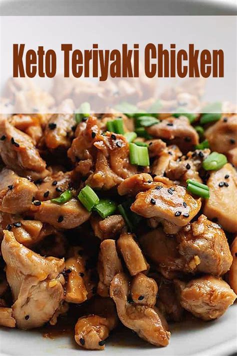 Keto Teriyaki Chicken In 2020 Teriyaki Chicken Keto