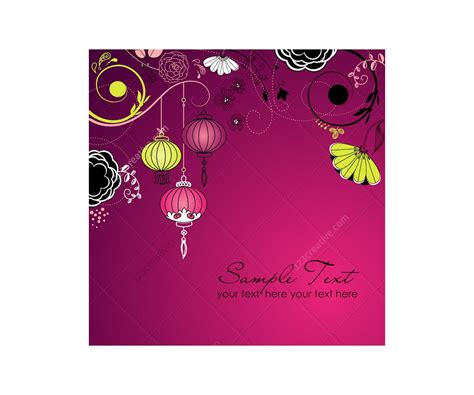 chinese hanging lanterns vector backgrounds oriental vector background or china celebration